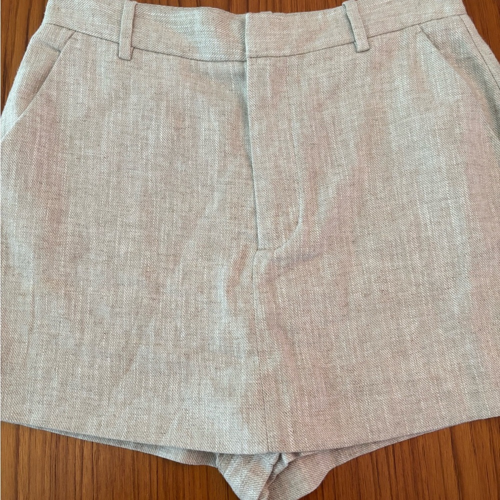 NWOT Zara Linen blend Skort Size Medium